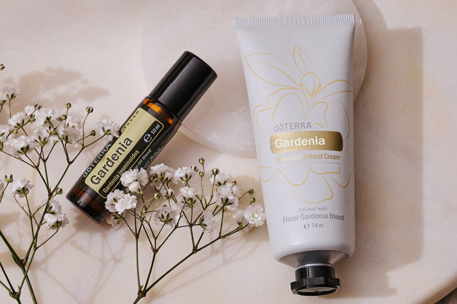 Gardenia Touch (Gardenie) și Cremă de mâini hrănitoare cu gardenie